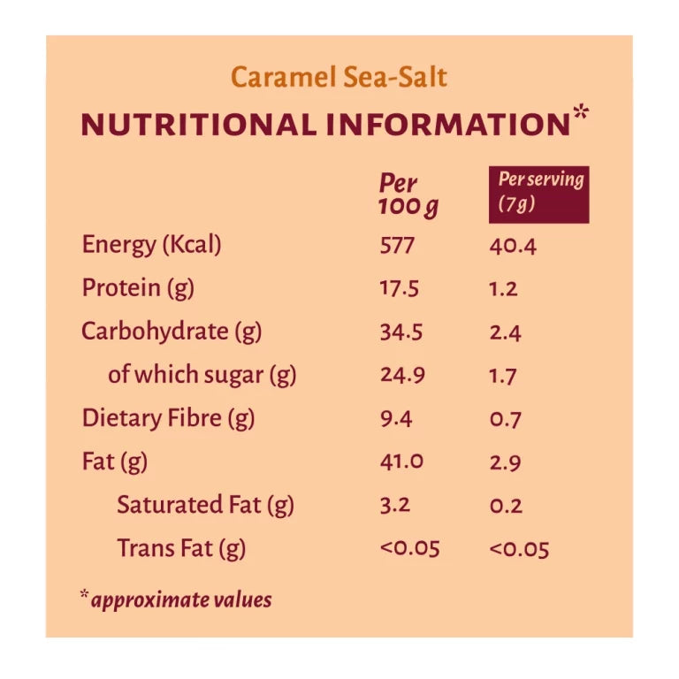 Open Secret Nutty Almonds Caramel Sea Salt - 60g