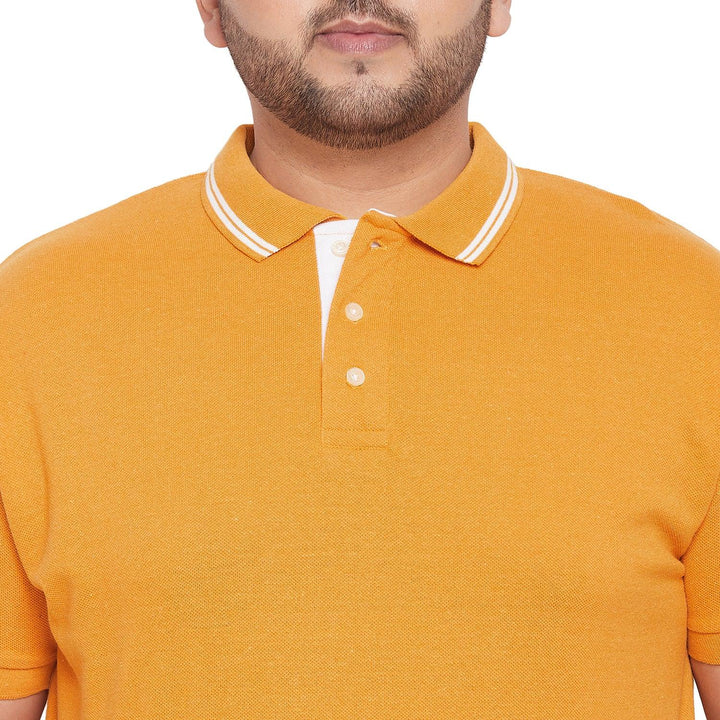 Men Plus Size Chiko Printed Polo Tshirt