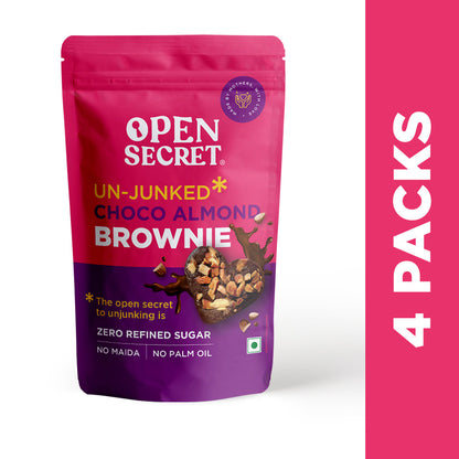 Choco Almond Brownie-Pack of 4