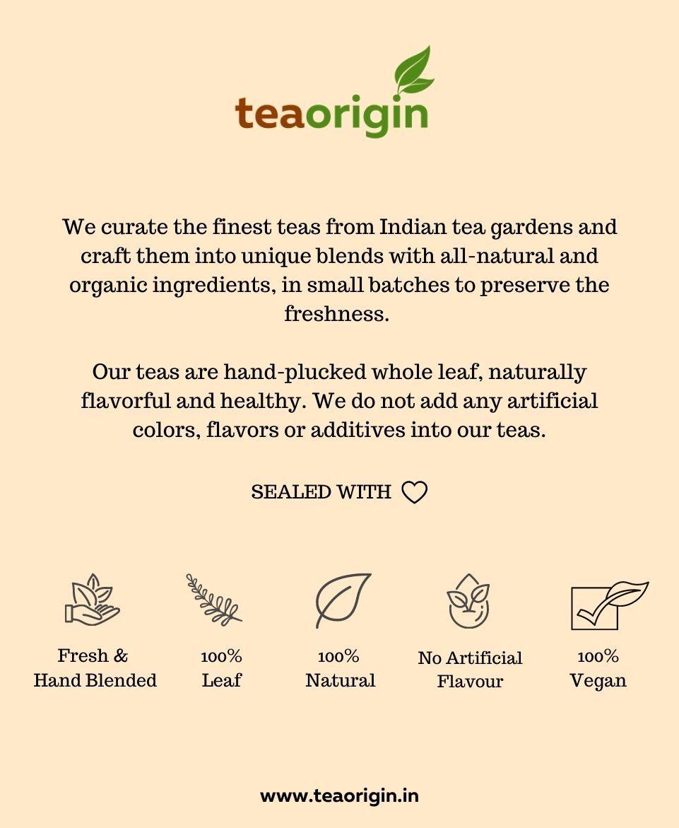 Tea Origin Kashmiri Saffron Kahwa Green Tea