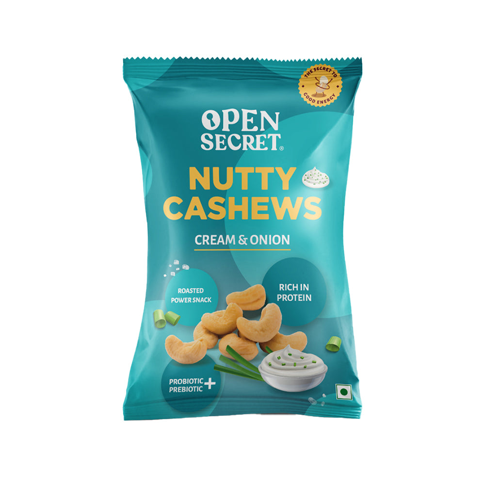 Nutty Cahews- Cream  Onion-60gms-Pack of 5