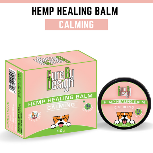 Cure By Design Hemp Healing Balm for Dogs and Cats Calming