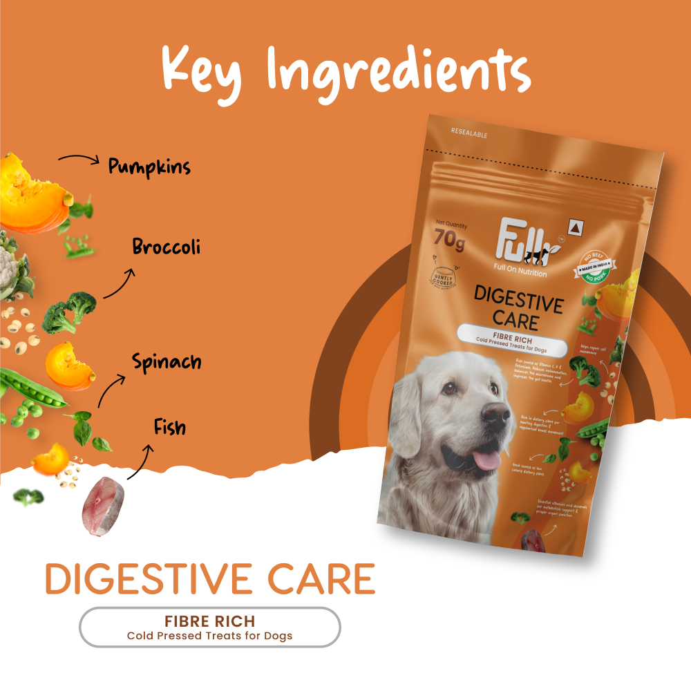 Fullr Digestive Care Cold Pressed Dog Treats