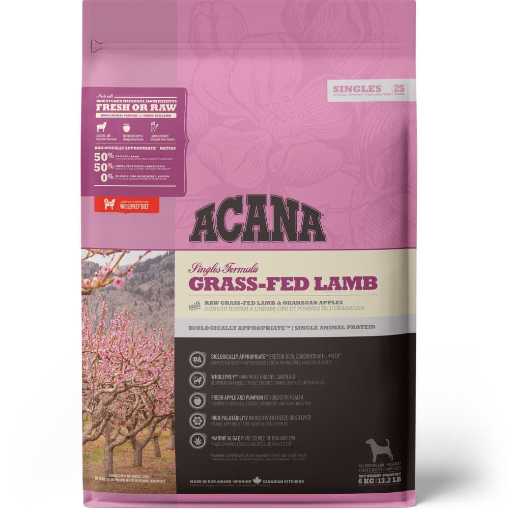 Acana Grass Fed Lamb Dog Dry Food All Breeds