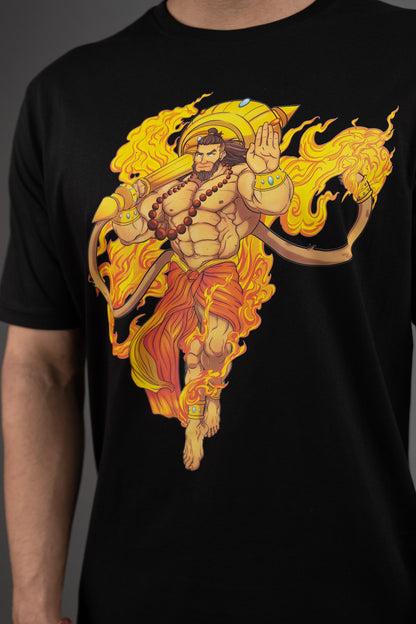 Fury of Hanuman Regular Fit T-shirt