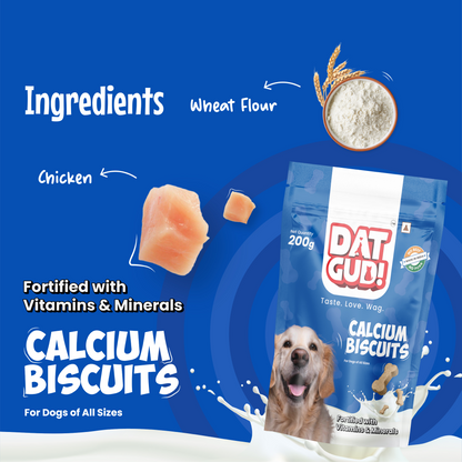 DatGud Calcium Dog Biscuits Treats