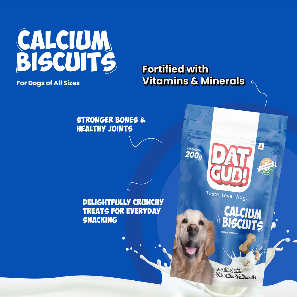 DatGud Calcium Dog Biscuits Treats