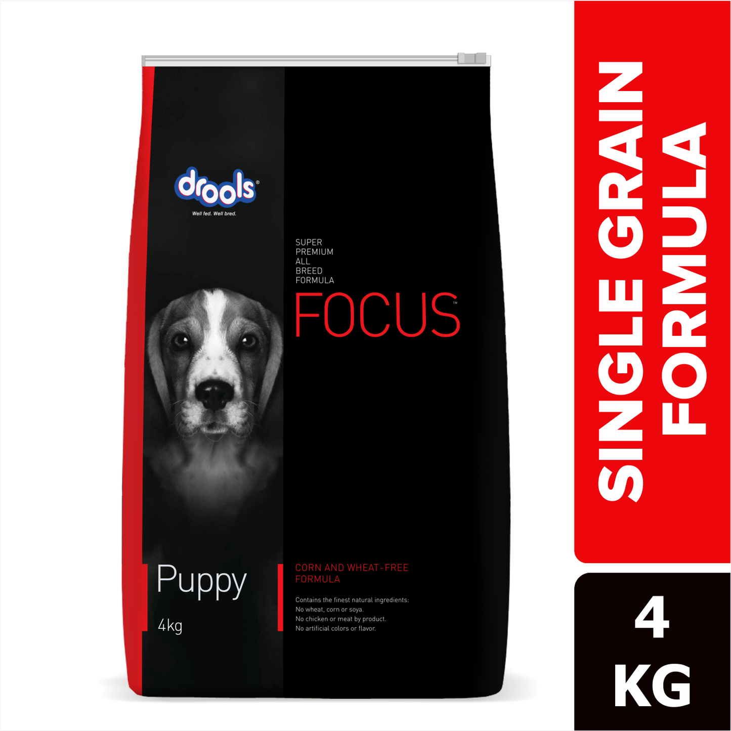 Drools Focus Super Premium Puppy Dog Dry Food  Corn  Wheat Free Formula