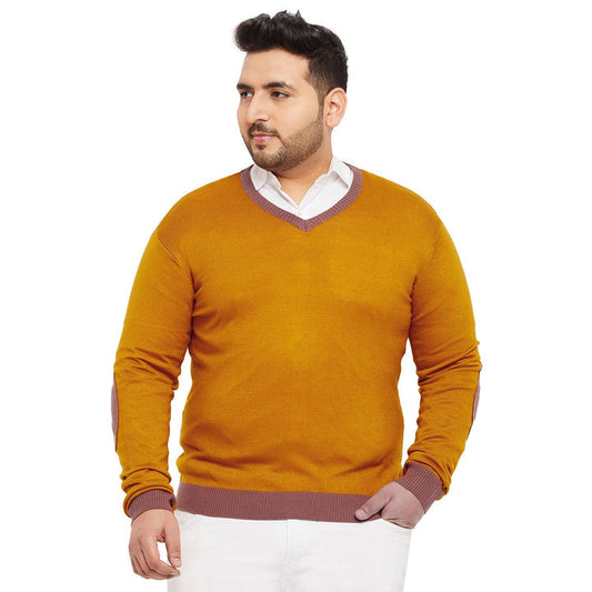 Men Plus Size Dumas Solid Sweater