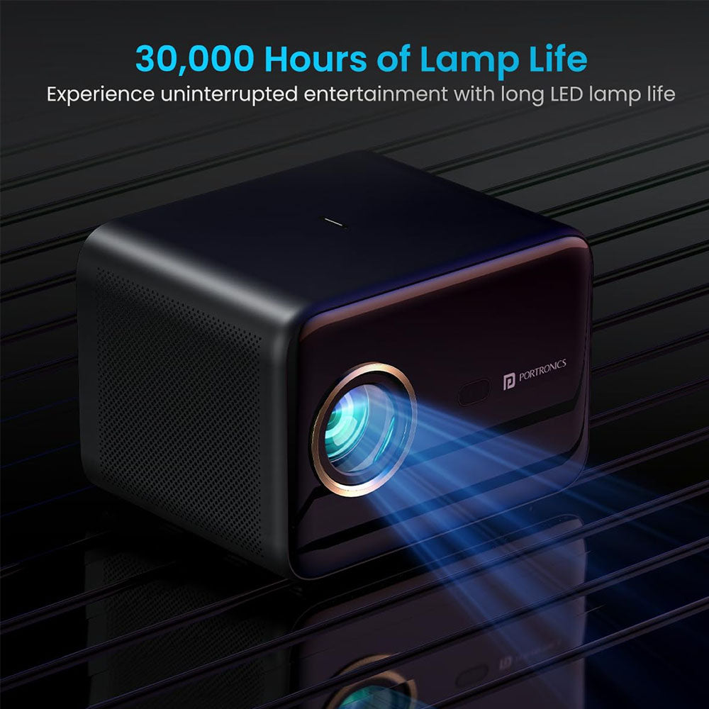 Portronics Beem 460 Smart LED Projector with 1080p Full HD