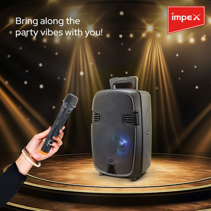 Impex Portable Speaker TS 2020 with Wireless Mic