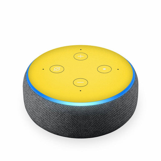 Matte Yellow Skin For Amazon Echodot