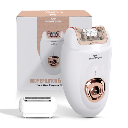 Body Epilator  Shaver white and Gold