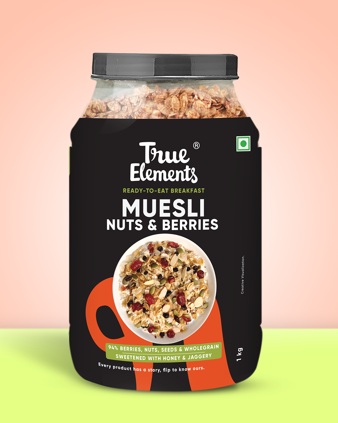 Crunchy Nuts And Berries Muesli 1kg  - Fibre Rich