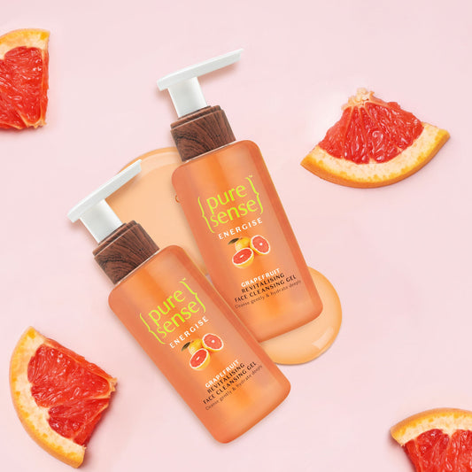 Energise Grapefruit Revitalising Face Cleansing Gel Face Wash Pack fo 2   From the makers of Parachute Advansed  200ml  200ml
