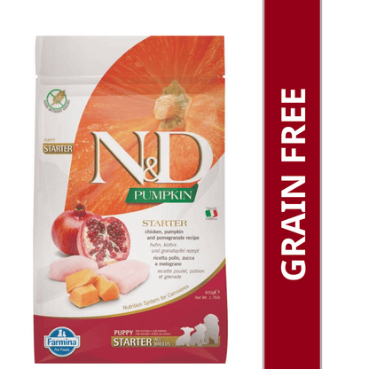 Farmina ND Pumpkin Chicken  Pomegranate Grain Free Starter Puppy Dog Dry Food