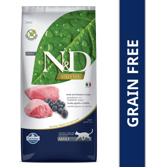 Farmina ND Prime Lamb  Blueberry Grain Free Adult Cat Dry Food