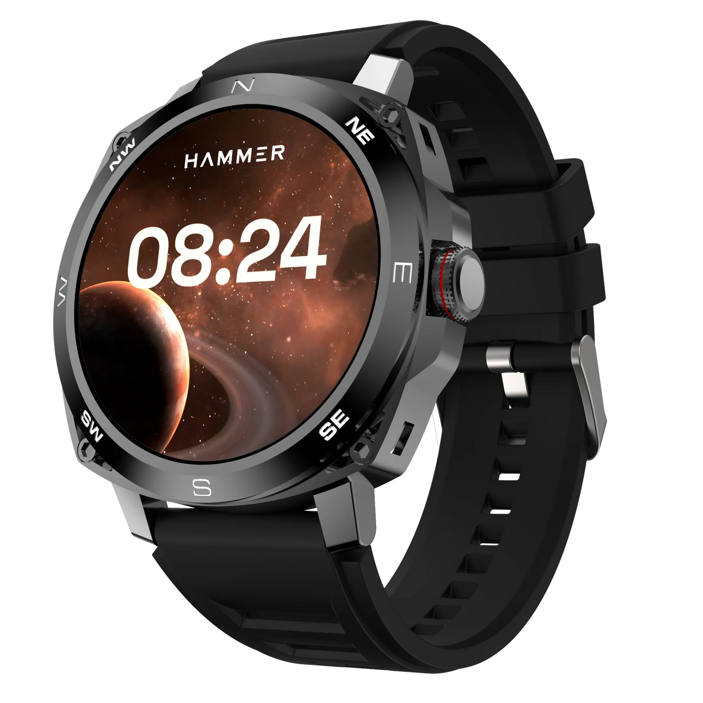 Hammer Fit Pro 1.43 Super Amoled Display Bluetooth Calling Smart Watch