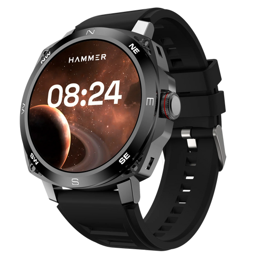 Hammer Fit Pro 1.43 Super Amoled Display Bluetooth Calling Smart Watch