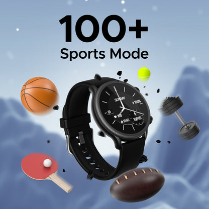 boAt Flash Plus  Smartwatch with 1.39 3.53cm  HD BT Calling Heart Rate SpO2  Sleep Monitoring