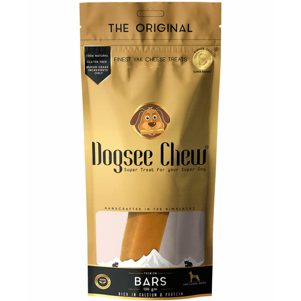 Dogsee Chew 100 Natural Yak Milk Bars Large Breed Dog Treats