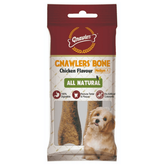 Gnawlers Chicken Bone Dog Treats 4.5 inch
