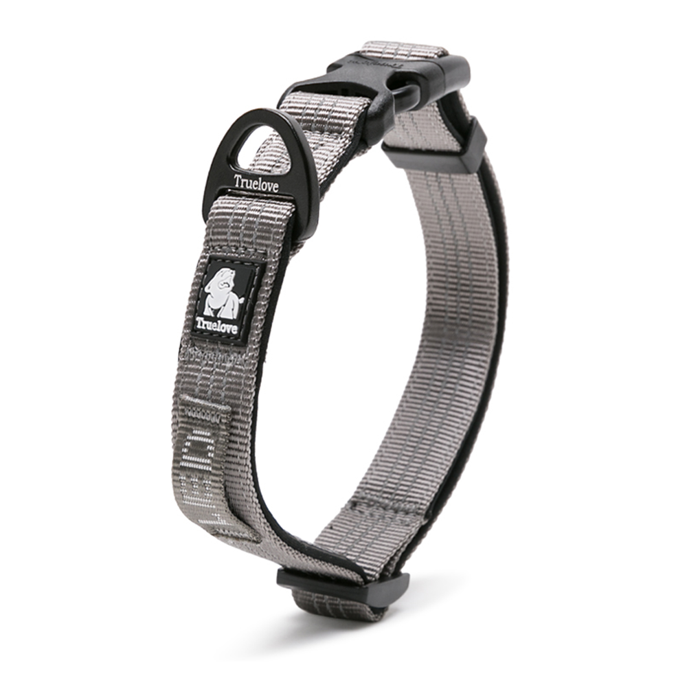 Truelove Padded Collar for Dogs Grey