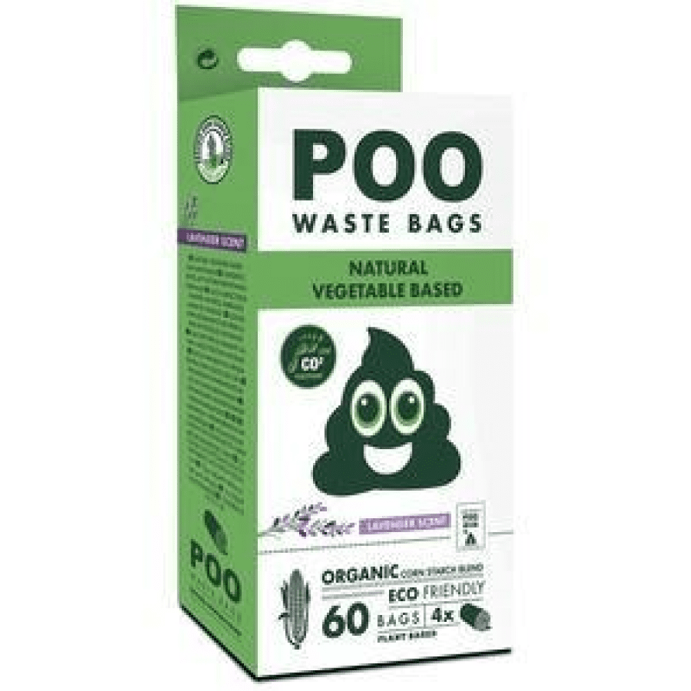 M Pets POO Natural Vegetable Based Waste Bags for Dogs Lavender Scented