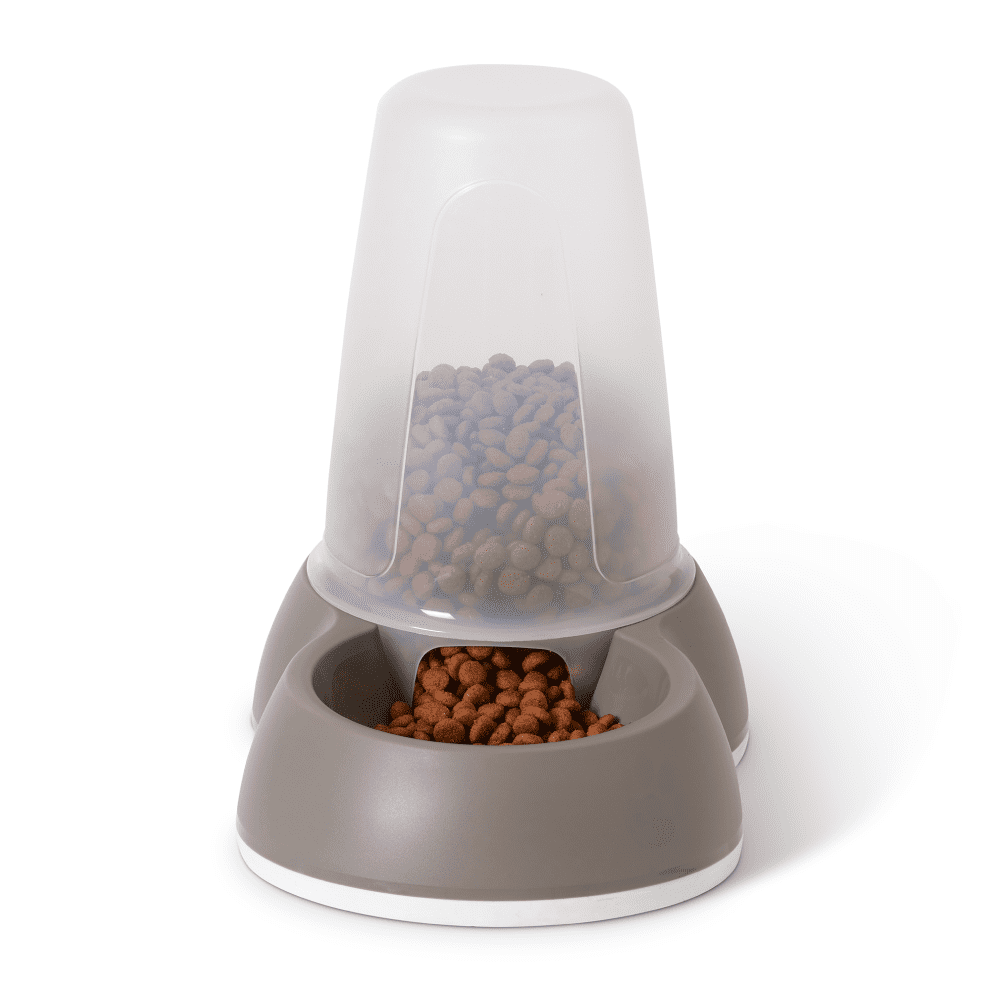 Savic Loop Food Store Food Dispenser for Dogs and Cats Warm Grey