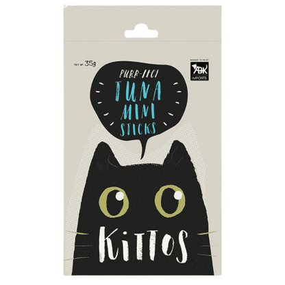 Kittos Purr fect Tuna Mini Sticks Cat Treats