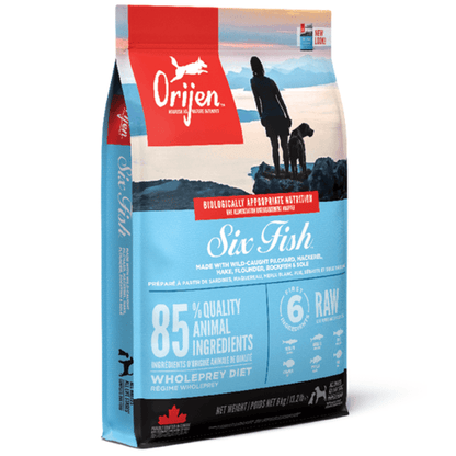 Orijen Six Fish Dog Dry Food All Breeds  Ages