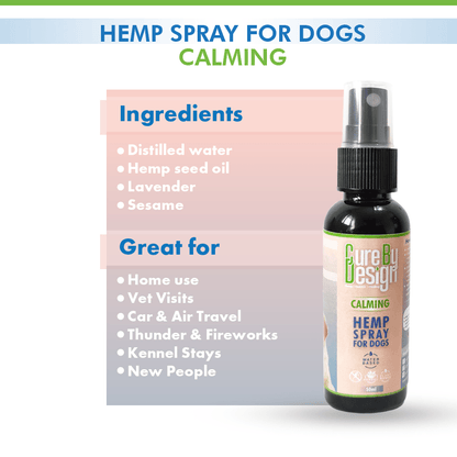 Cure By Design Calming Hemp Spray for Dogs