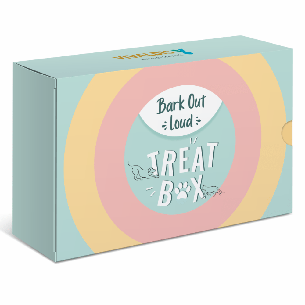 Bark Out Loud Treat Box for Dogs and Cats Pack of 4