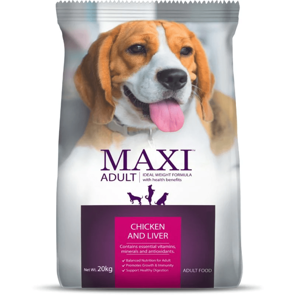 Maxi Adult Chicken and Liver Dog Dry Food