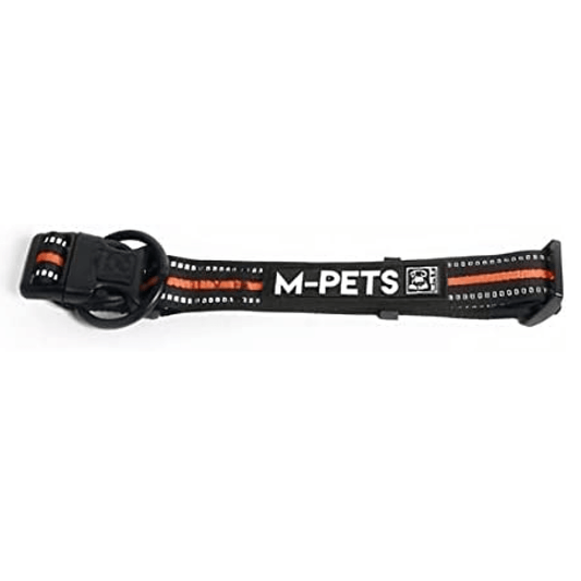 M Pets Hiking Collar For Dogs Orange