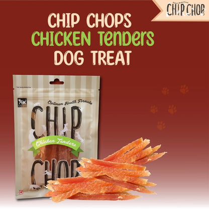 Chip Chops Chicken and Codfish Sandwich  Sun Dried Chicken Jerky  and Chicken Tenders Dog Treats Combo