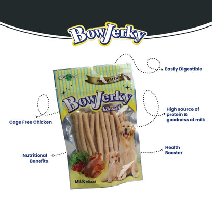 Rena BowJerky Milk Sticks Dog Treats