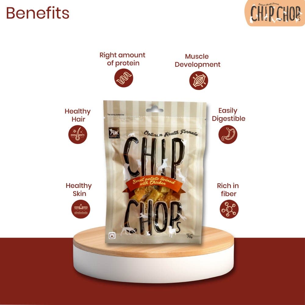 Chip Chops Sweet Potato Chicken Dog Treats