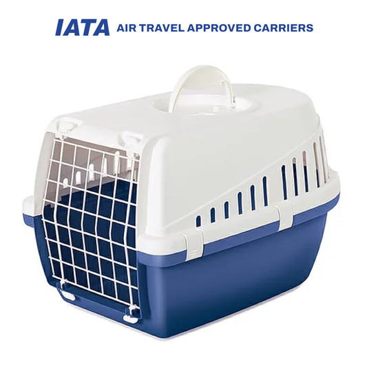 Savic Trotter 3 IATA Approved Travel Carrier for Dogs and Cats Atlantic Blue