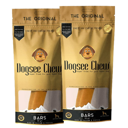 Dogsee Chew 100 Natural Yak Milk Bars Large Breed Dog Treats