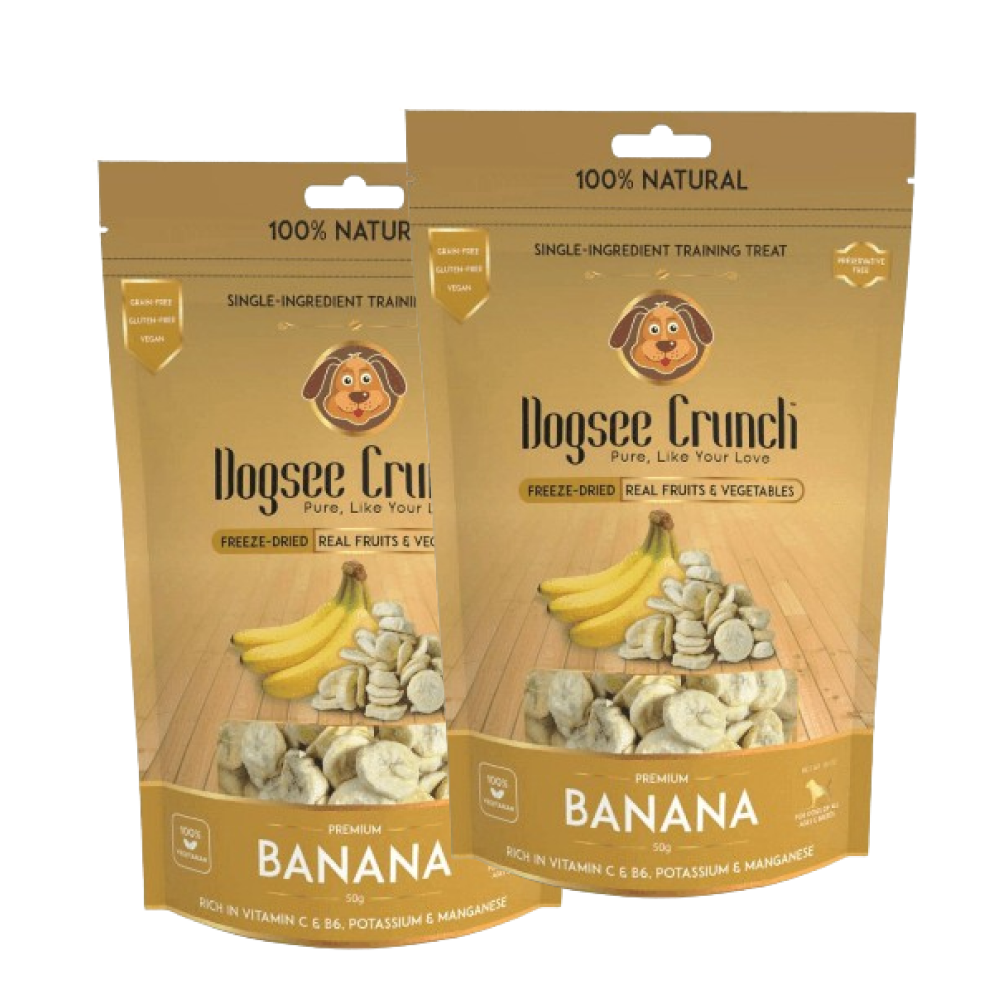 Dogsee Crunch Freeze Dried Banana Dog Treats