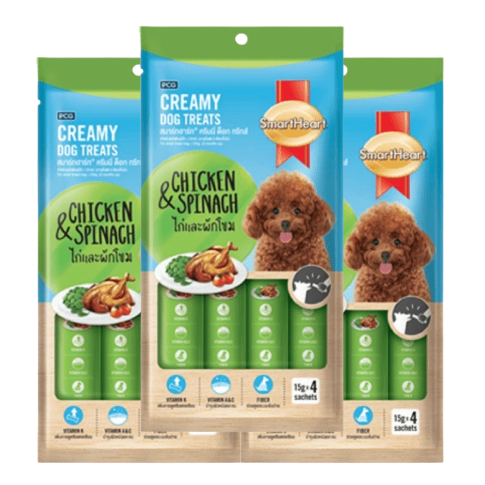 SmartHeart Chicken  Spinach Dog Creamy Treat