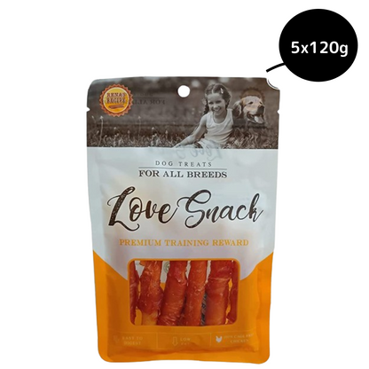 Rena Love Snack Chicken Wrap Cheese Sticks Dog Treats