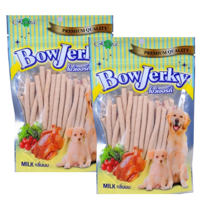 Rena BowJerky Milk Sticks Dog Treats