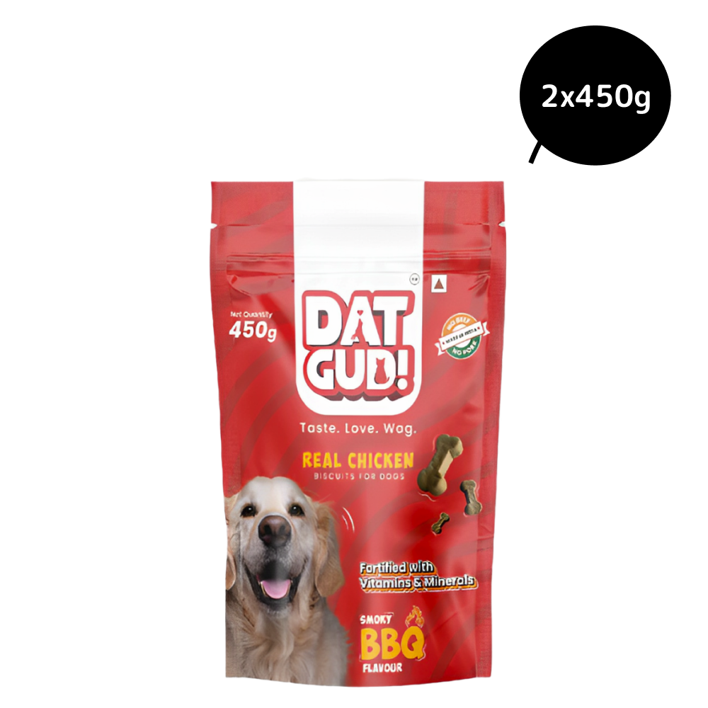 DatGud Smoky Barbeque Flavoured Biscuits Dog Treats