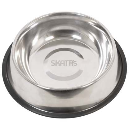 Skatrs Anti Skid Stainless Steel Bowl for Dogs and Cats Buy 1 Get 1