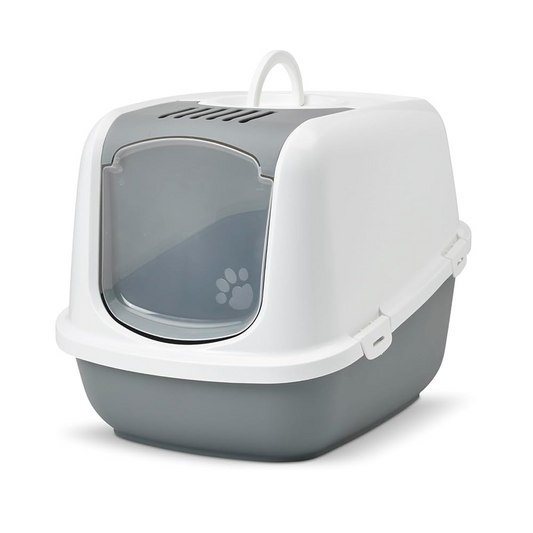 Savic Nestor Jumbo Toilet Home for Cats Cold Grey