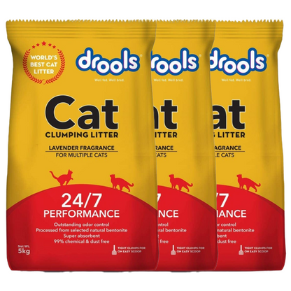 Drools Lavender Scented Clumping Cat Litter