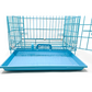Chullbull Single Door Iron Powder Coated with Removable Tray Carrier for Dogs and Cats