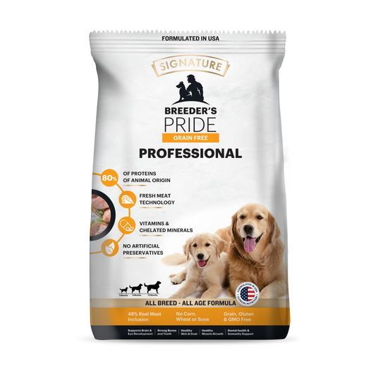 Signature Grain Free Pride Professional Breeders All Breeds Dog Dry Food